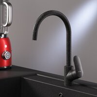 Кухонная мойка Berge BR-7602 + Like F8007122 (черный) - Изображение №4 — Chaika Market