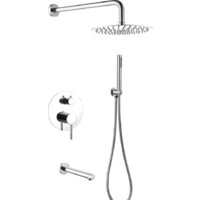 Душевая система  Abber Emotion AF8817 (хром) — Chaika Market