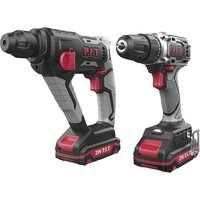  P.I.T. P0002-02 (перфоратор, шуруповерт, 2 АКБ, кейс) — Chaika Market