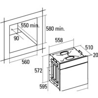 Электрический духовой шкаф CATA LCMD 8008 BK - Изображение №2 — Chaika Market