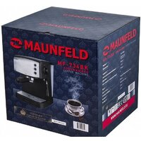 Рожковая кофеварка MAUNFELD MF-734BK - Изображение №10 — Chaika Market