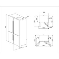 Четырёхдверный холодильник Smeg FQ60XDE - Изображение №2 — Chaika Market