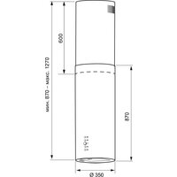 Кухонная вытяжка Krona Tina Isola 350 3P КА-00005639 (белый) - Изображение №2 — Chaika Market