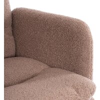 Офисное кресло TetChair Dover (хром/букле/коричневый) - Изображение №8 — Chaika Market