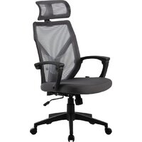 Офисное кресло CACTUS CS-MC414-GY (черный/серый) — Chaika Market