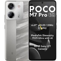 Телефон POCO M7 Pro 5G 8GB/256GB международная версия (серебристый) — Chaika Market