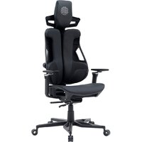 Игровое (геймерское) кресло CACTUS CS-CHR-DUO-BBK (черный кожзам) — Chaika Market