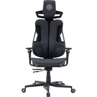 Игровое (геймерское) кресло CACTUS CS-CHR-DUO-BBK (черный кожзам) - Изображение №2 — Chaika Market