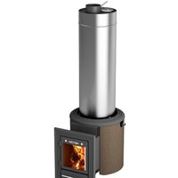 Банная печь Термофор Скоропарка III Inox Люмина Б (черная бронза) — Chaika Market