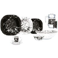 Столовый сервиз Luminarc Carine Marble Black V2709 — Chaika Market