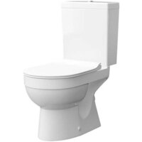 Унитаз напольный Керамин Бергамо Нова Slim МЛ 2-режим (белый) — Chaika Market