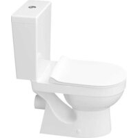 Унитаз напольный Керамин Бергамо Нова Slim МЛ 2-режим (белый) - Изображение №2 — Chaika Market