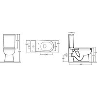 Унитаз напольный Керамин Бергамо Нова Slim МЛ 2-режим (белый) - Изображение №4 — Chaika Market