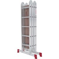 Лестница-трансформер Новая высота NV 233 трансформер с помостом 4x5 ступеней - Изображение №7 — Chaika Market