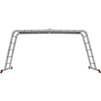 Лестница-трансформер Новая высота NV 233 трансформер с помостом 4x5 ступеней - Изображение №3 — Chaika Market