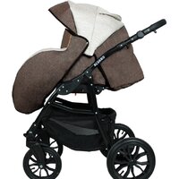 Универсальная коляска Alis Berta F (3 в 1, Be 05, светло-серый) - Изображение №7 — Chaika Market