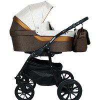 Универсальная коляска Alis Berta F (3 в 1, Be 05, светло-серый) - Изображение №2 — Chaika Market