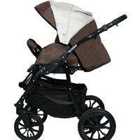 Универсальная коляска Alis Berta F (3 в 1, Be 05, светло-серый) - Изображение №6 — Chaika Market