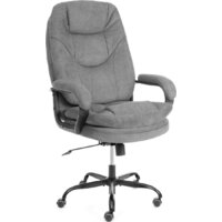 Офисное кресло TetChair Comfort Lux (22) metalBL (ткань серый KUB 05) — Chaika Market