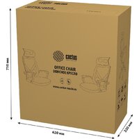 Офисное кресло CACTUS CS-MC414-BK (черный) - Изображение №6 — Chaika Market