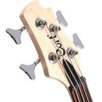 Бас-гитара Cort Action PJ Open Pore Walnut - Изображение №4 — Chaika Market