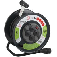 Удлинитель на катушке ЭРА RMx-4es-3x2.5-30m-IP44(KG) Б0043058 — Chaika Market