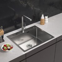 Кухонная мойка ARFEKA Eco AR 600*500 Satin Decor Volcanic Rock — Chaika Market