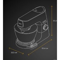 Кухонный процессор Kenwood Titanium Chef Baker KVC65.001WH - Изображение №17 — Chaika Market