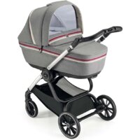 Универсальная коляска CAM Milano (2 в 1, бордовые полосы) — Chaika Market