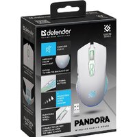 Игровая мышь Defender Pandora GM-502 (белый) - Изображение №3 — Chaika Market