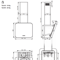 Кухонная вытяжка Falmec Tab Design 60 800 м3/ч (белый) - Изображение №6 — Chaika Market