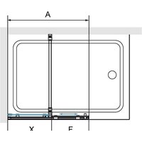 Стеклянная шторка для ванны RGW SC-47 41114710-11 - Изображение №2 — Chaika Market