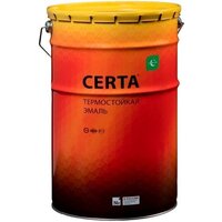 Краска Certa Термостойкая 9004 1200С 25 кг (черный) — Chaika Market
