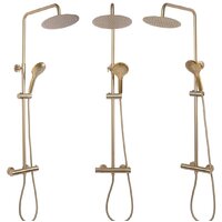 Душевая система  Rea Vincent Matt Gold REA-P6602 - Изображение №7 — Chaika Market