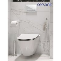 Унитаз подвесной Cersanit City Smart CO DPL EO Slim (с кнопкой Estetica 64109 белый) - Изображение №17 — Chaika Market