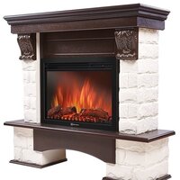 Портал Firelight Forte 25S (камень белый/шпон темный дуб) - Изображение №2 — Chaika Market