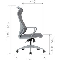 Офисное кресло CHAIRMAN CH577 (красный пластик/красный) - Изображение №5 — Chaika Market