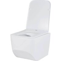 Унитаз подвесной Roxen Boro в комплекте с инсталляцией StounFix Dual Fresh 6 в 1 966532 (кнопка: бежевый) - Изображение №6 — Chaika Market
