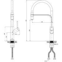 Смеситель Esko K50GW - Изображение №3 — Chaika Market