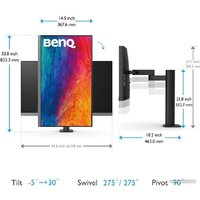 Монитор BenQ DesignVue PD2706UA - Изображение №7 — Chaika Market
