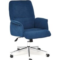 Офисное кресло TetChair York (флок, синий 32) — Chaika Market