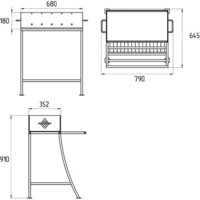 Мангал для дачи Везувий Надежный 700 - Изображение №3 — Chaika Market