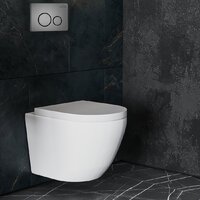Унитаз подвесной Roxen Antares One Rimless 6 в 1 StounFix Dual Fresh 625385 (оружейная сталь/металл) - Изображение №13 — Chaika Market