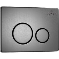 Унитаз подвесной Roxen Antares One Rimless 6 в 1 StounFix Dual Fresh 625385 (оружейная сталь/металл) - Изображение №18 — Chaika Market