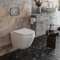 Унитаз подвесной Roxen Antares One Rimless 6 в 1 StounFix Dual Fresh 625385 (оружейная сталь/металл) - Изображение №12 — Chaika Market