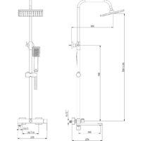 Душевая система  Lauter Splash 21СК633С-S2133 - Изображение №2 — Chaika Market