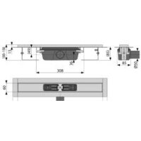 Трап/канал Alcaplast APZ1S-550 (без решетки) - Изображение №3 — Chaika Market
