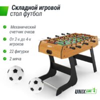 Настольный футбол Unix Line GTSFU122X61WD - Изображение №7 — Chaika Market
