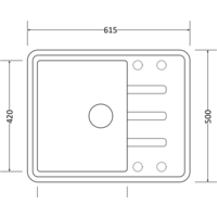 Кухонная мойка ZorG Torino 62 (песчаный берег) - Изображение №2 — Chaika Market
