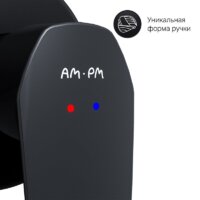Смеситель AM.PM Gem F90A72222 (черный) - Изображение №7 — Chaika Market